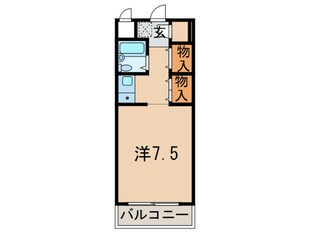 ｼｪﾙﾌﾌﾞﾗﾝ南甲子園の物件間取画像